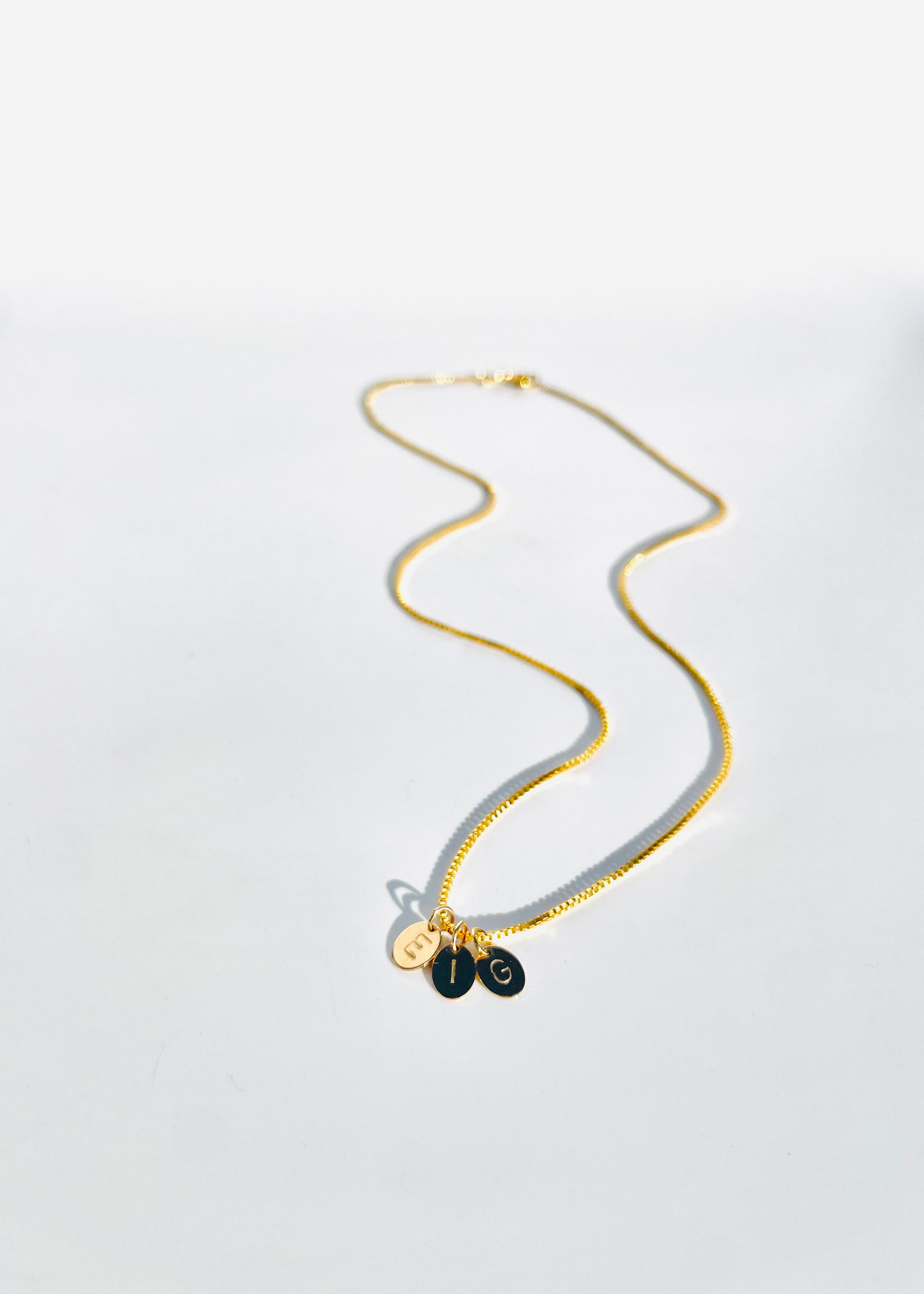 Simply Perfect Initial Charm Necklace