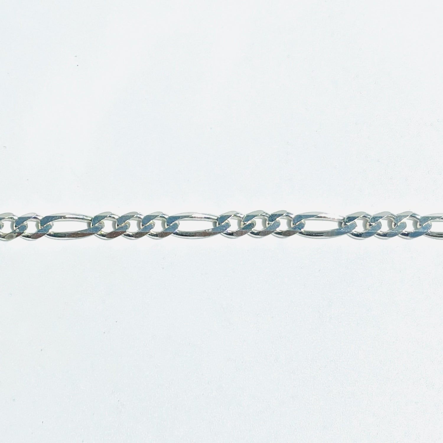 925 Sterling Silver Large Figaro