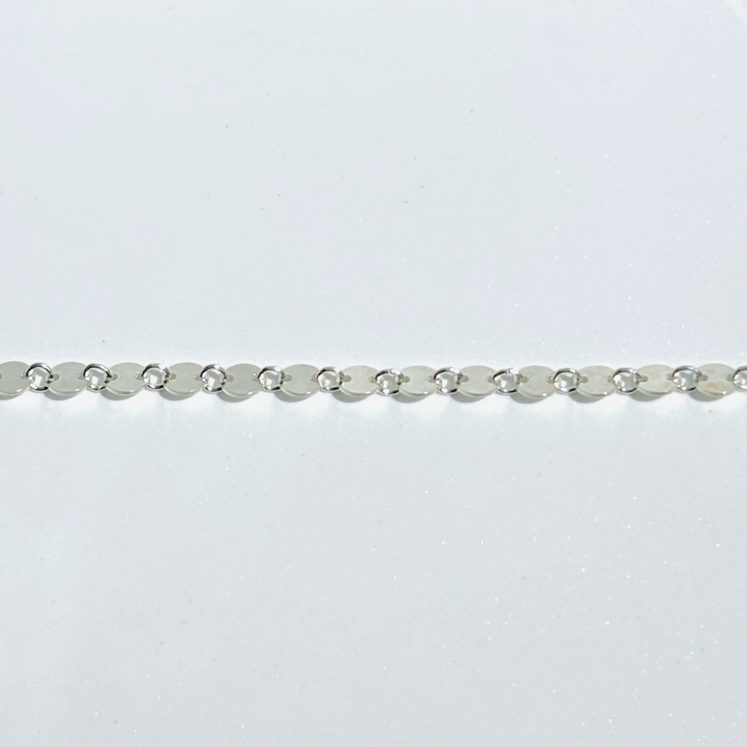 925 Sterling Silver Coin Chain