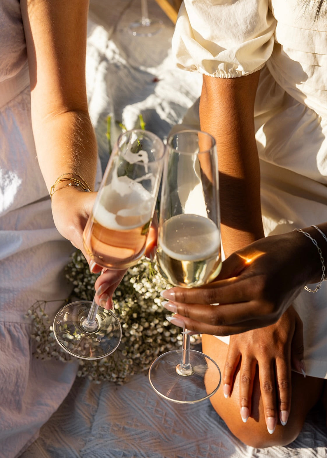 Wedding Packages With Golden Flame Permanent Jewelry