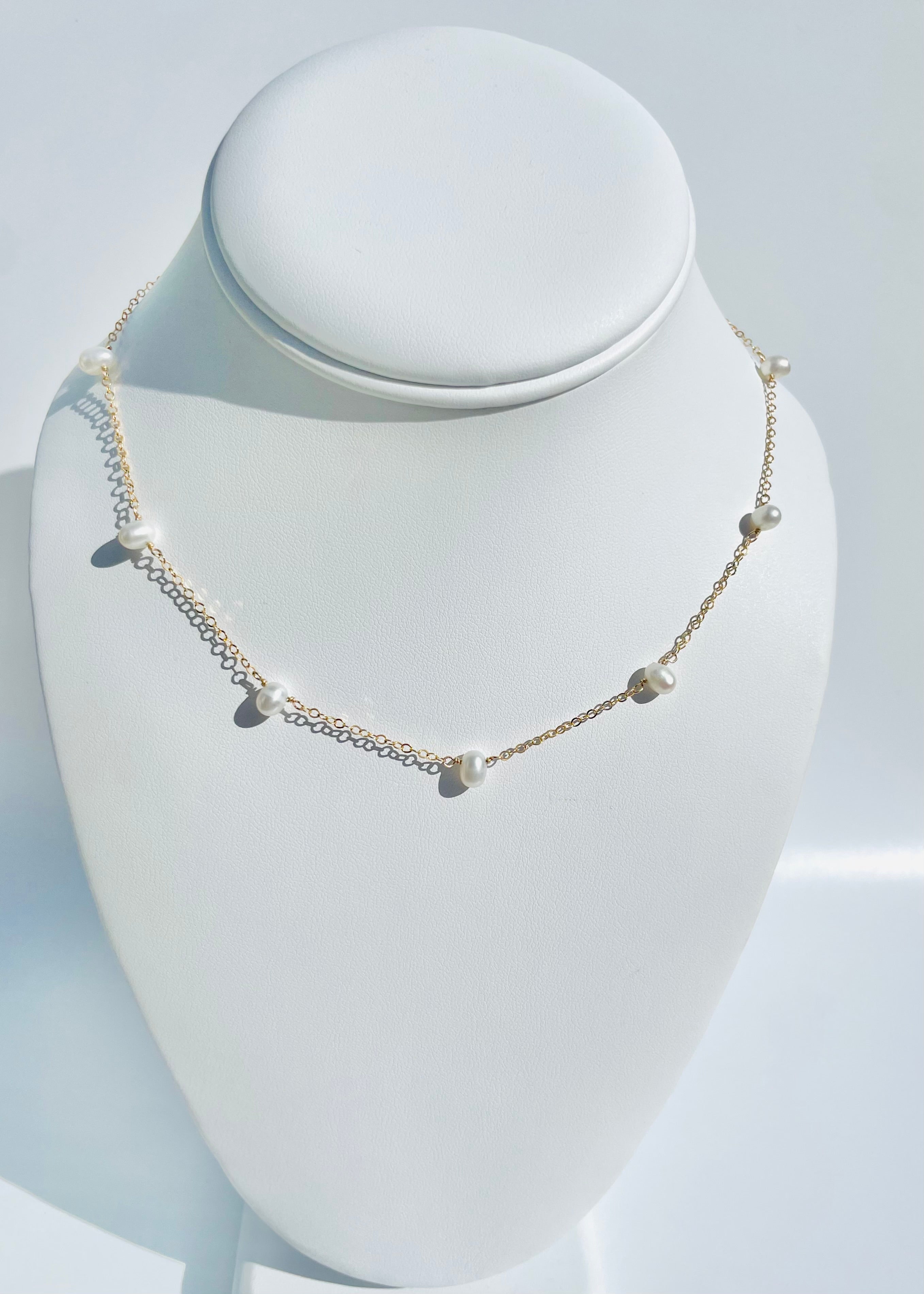 Pearl Satellite Necklace