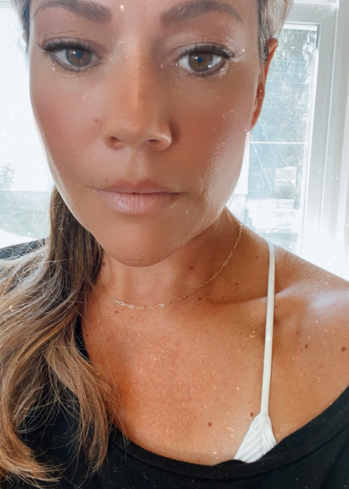 Barely There Dainty Paper Clip Necklace