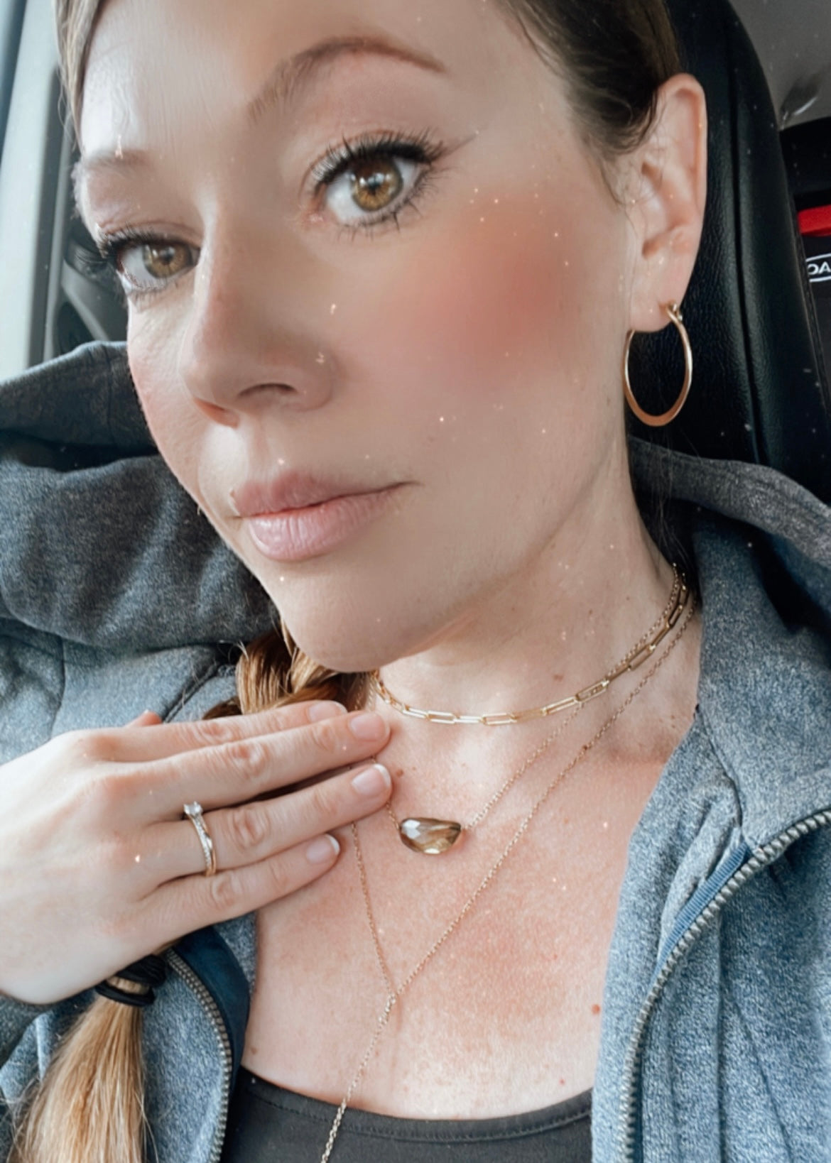 Paper Clip Necklace - 16"- 20"