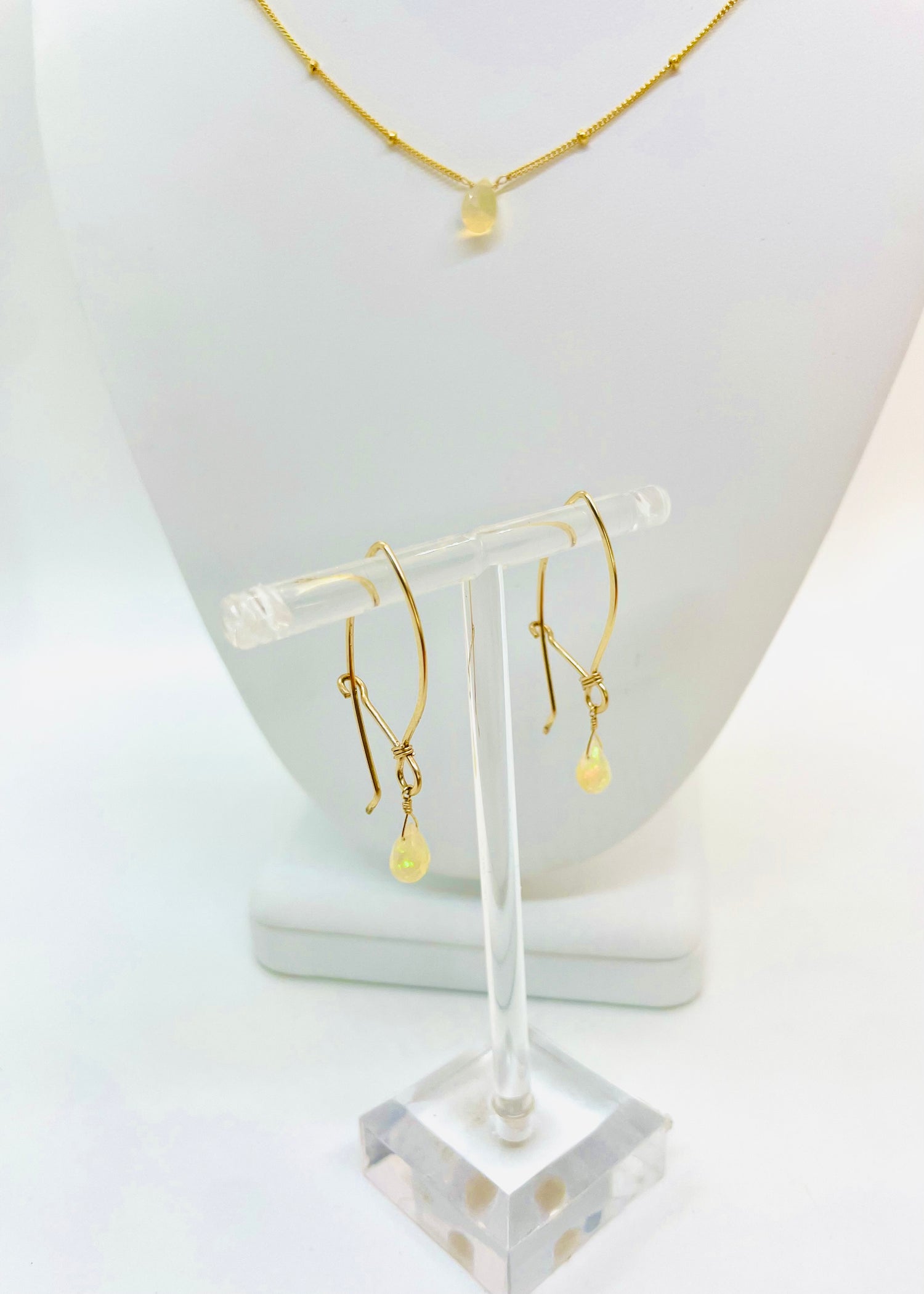 Genevieve Desire Opal Earrings