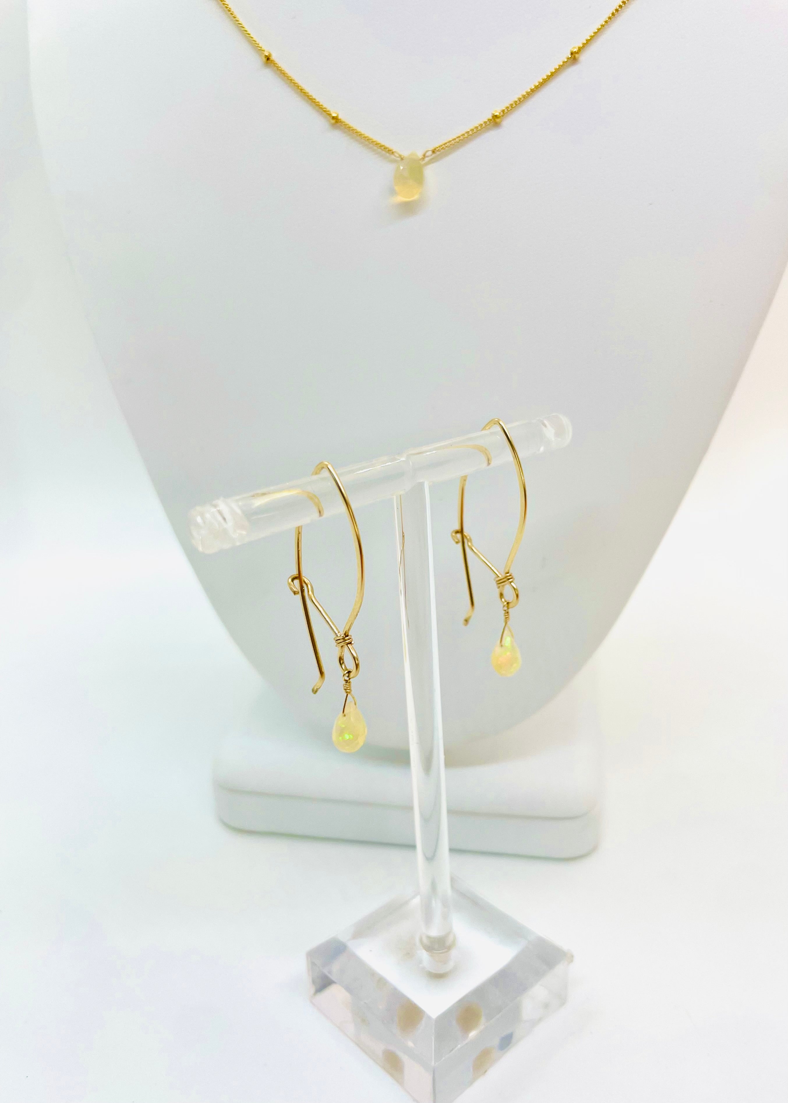 Genevieve Desire Opal Earrings