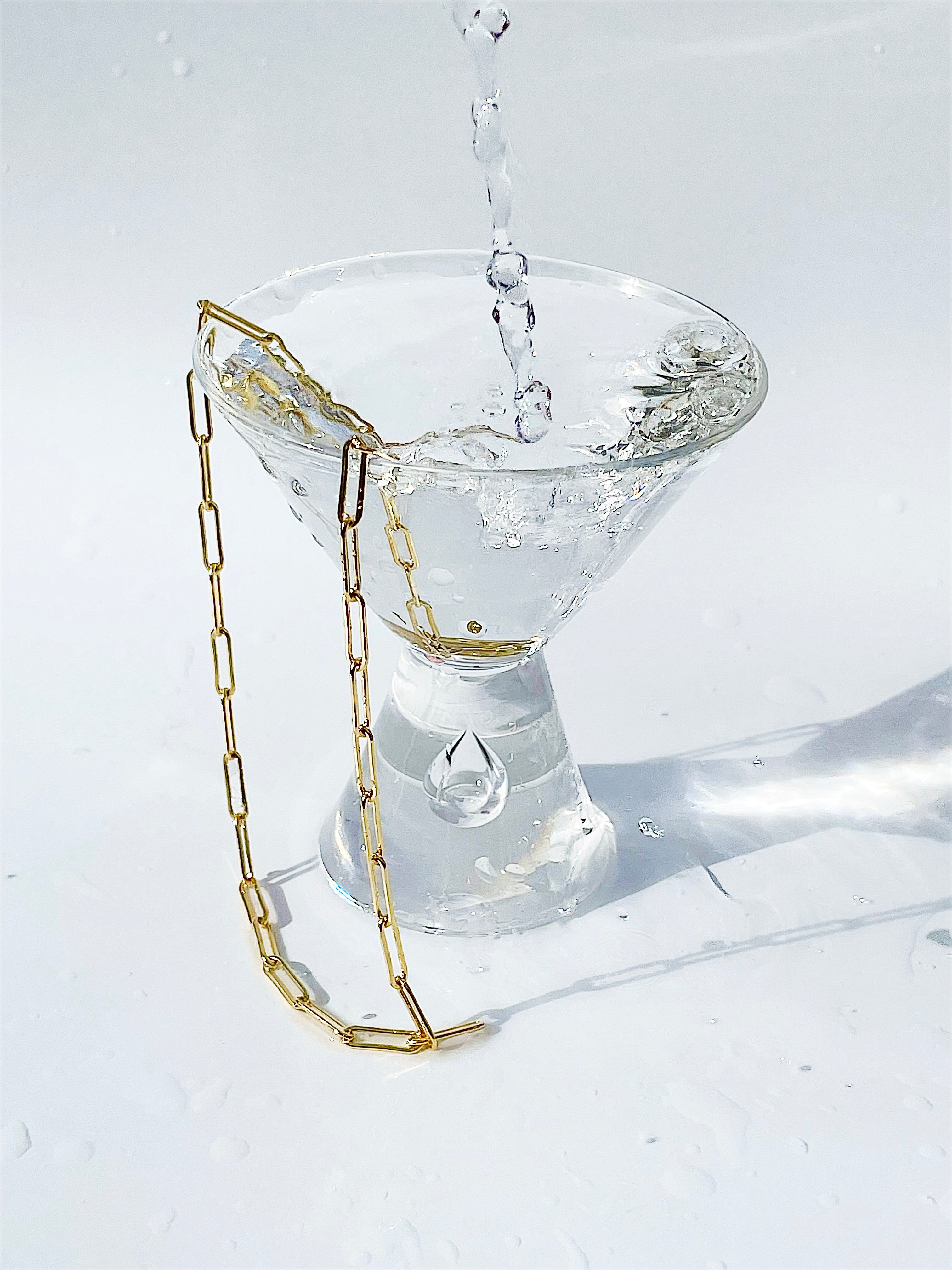 Paper Clip Necklace - 16"- 20"