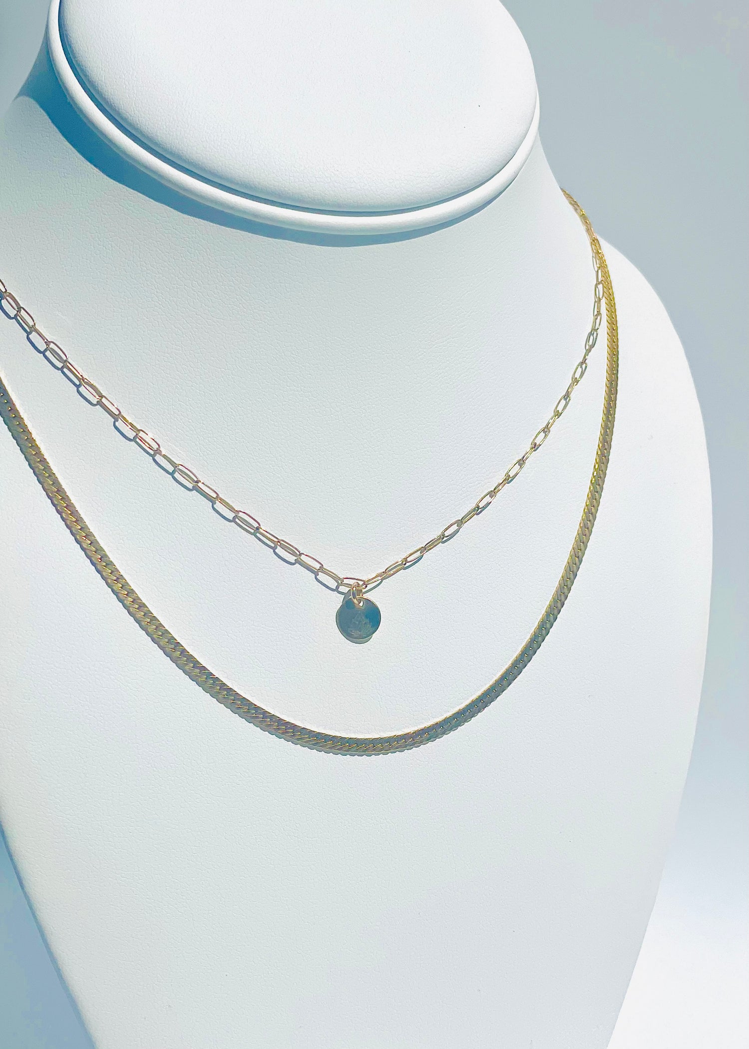Barely There Dainty Paper Clip Necklace