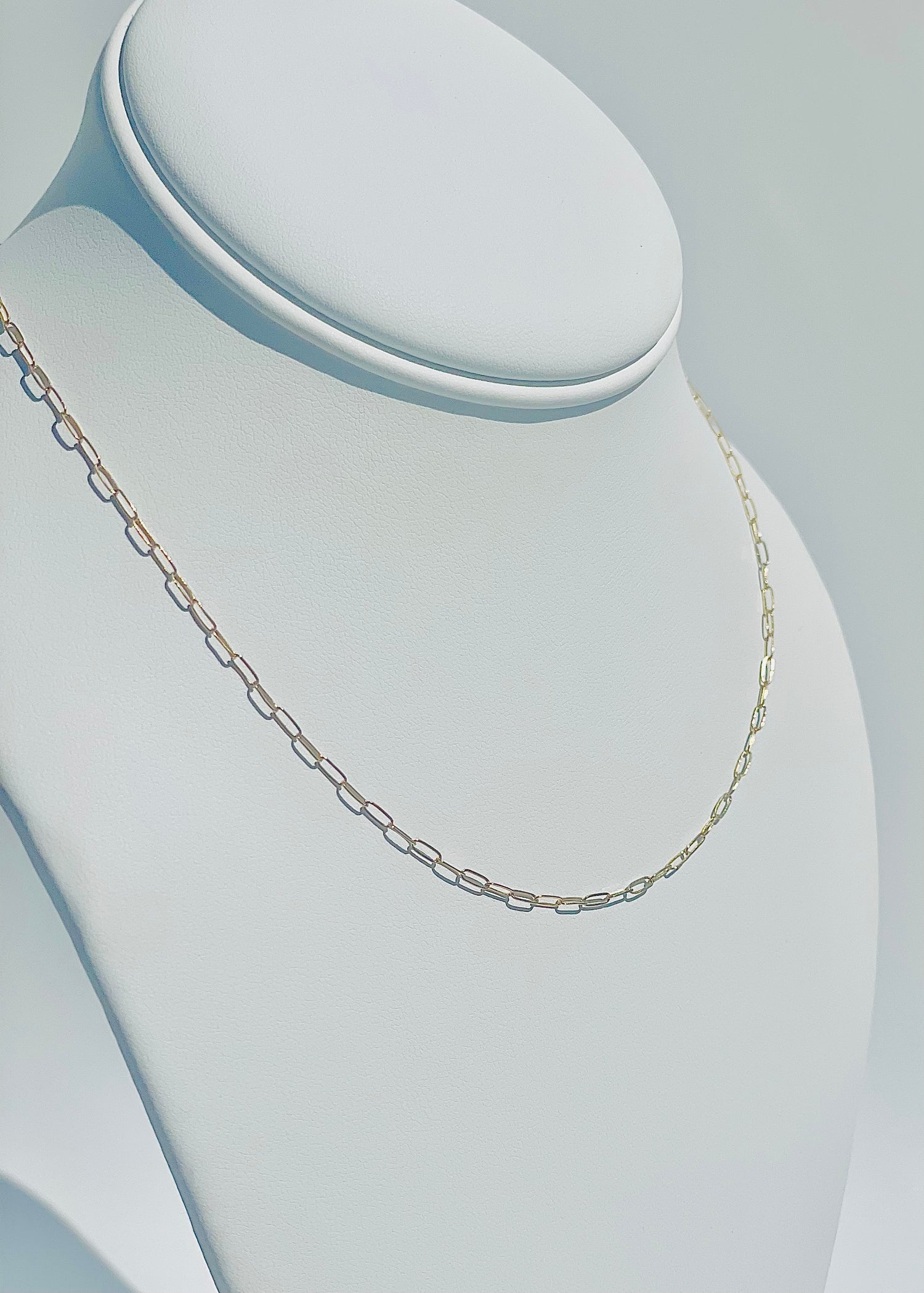 Barely There Dainty Paper Clip Necklace