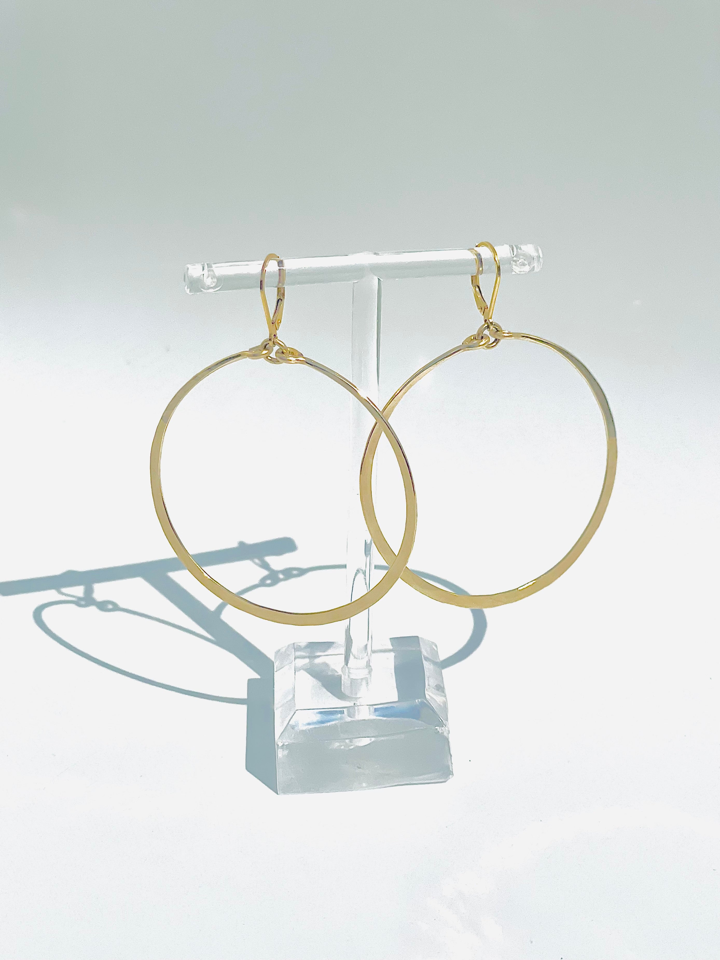The Amber Hoop Earrings