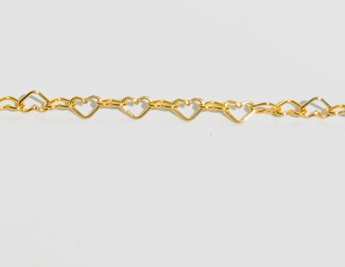 14k Gold Filled Heart Chain