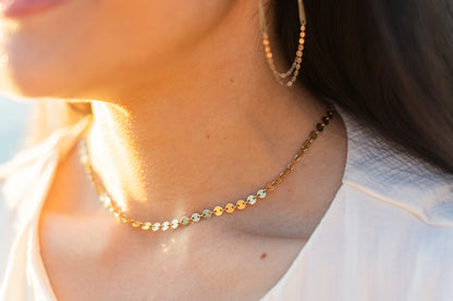 14k Gold Filled Coin Chain