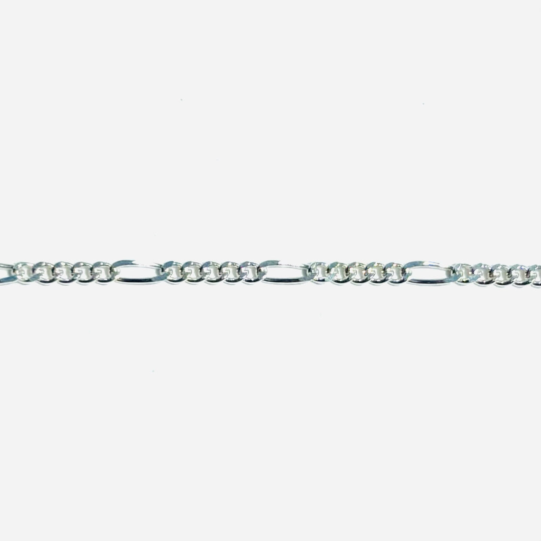 925 Sterling Silver Small Figaro