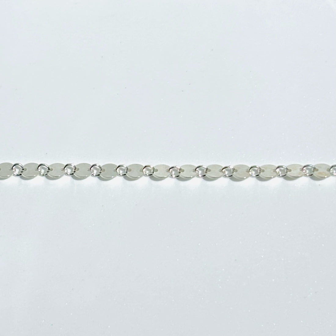 925 Sterling Silver Coin Chain