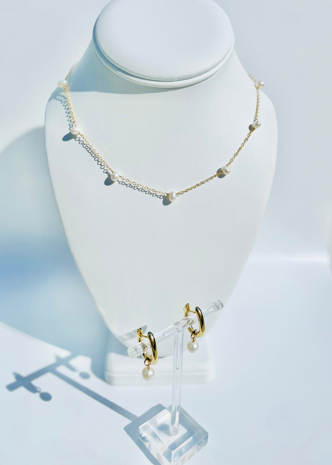 Pearl Satellite Necklace