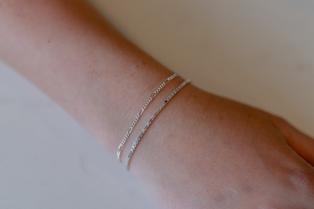 925 Sterling Silver Small Figaro