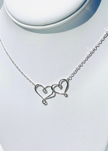 Infinity Heart Link Necklace
