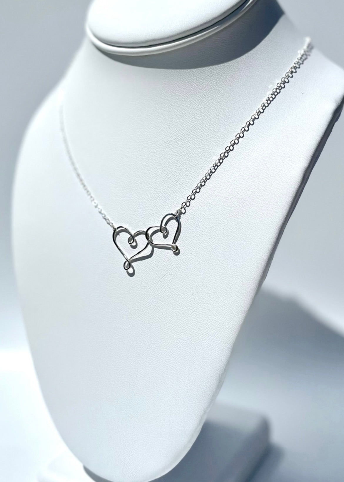 Infinity Heart Link Necklace