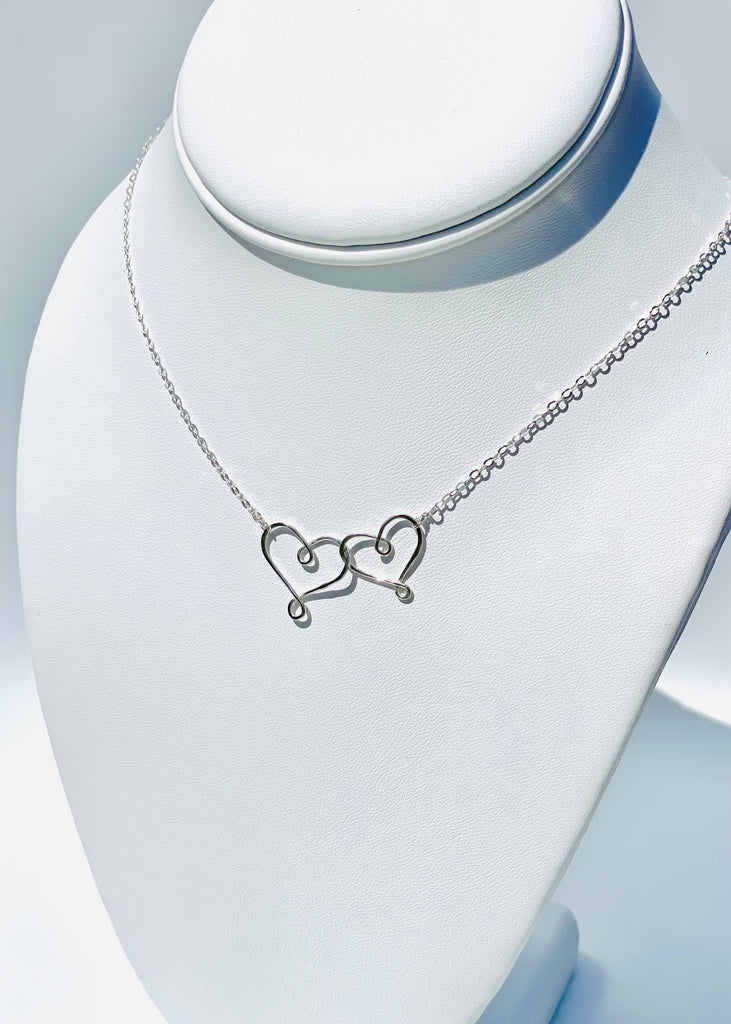High Finish Heart Link Chain in Sterling Silver - 3368600 - TJC