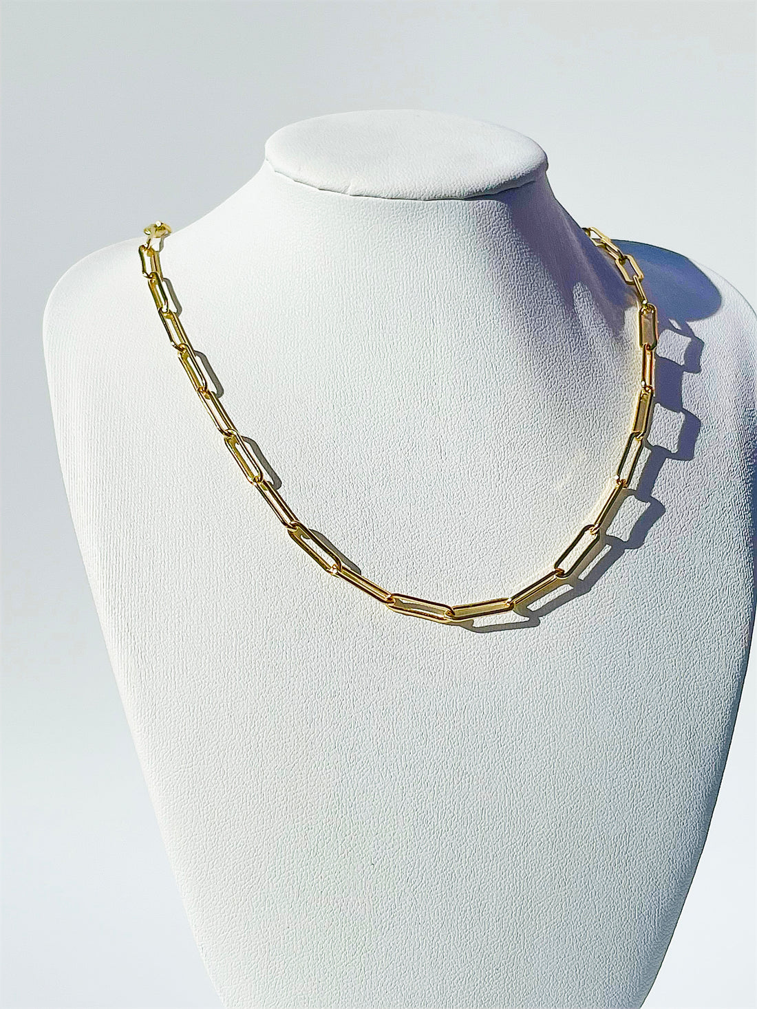 Paper Clip Necklace - 16"- 20"