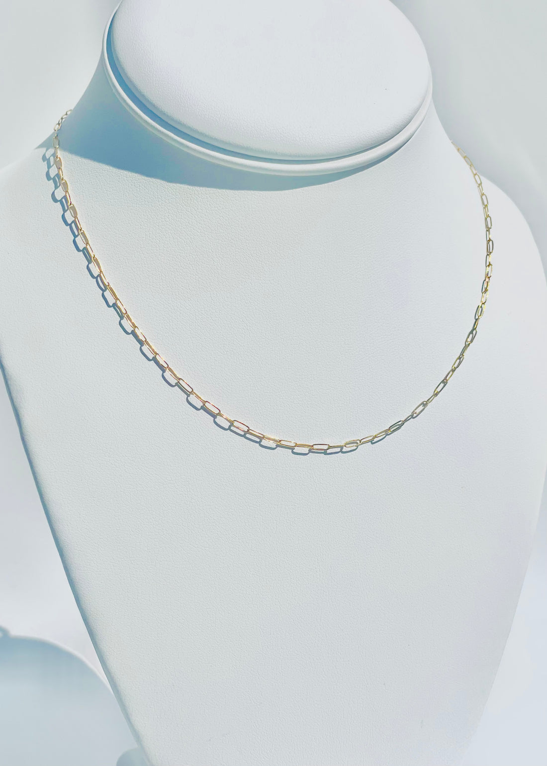 Barely There Dainty Paper Clip Necklace