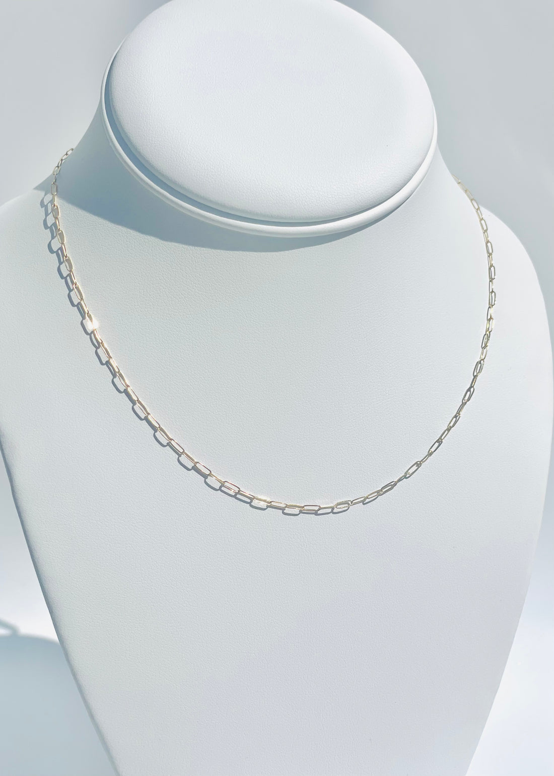 Barely There Dainty Paper Clip Necklace