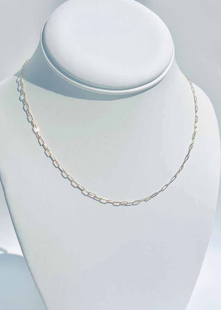 Dainty Paperclip Necklace