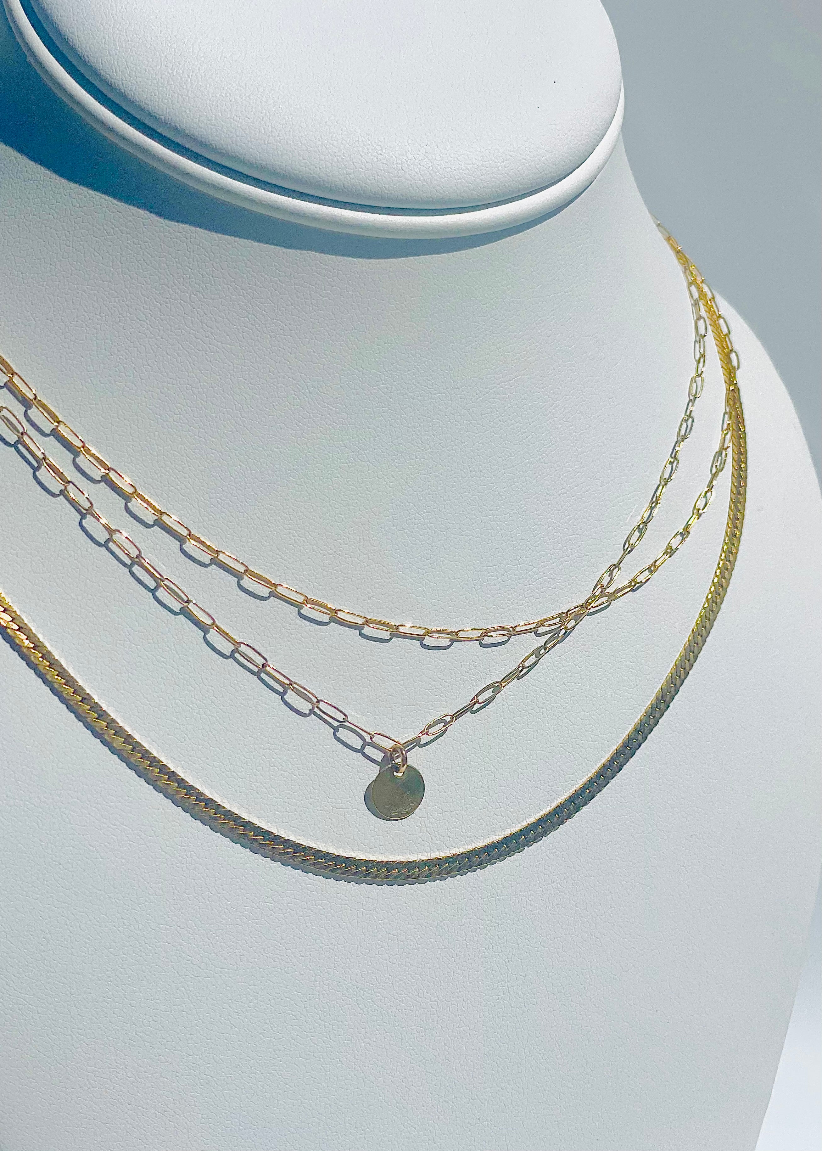 Barely There Dainty Paper Clip Necklace