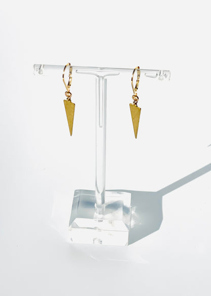 Egyptian Triangle Drop Earrings