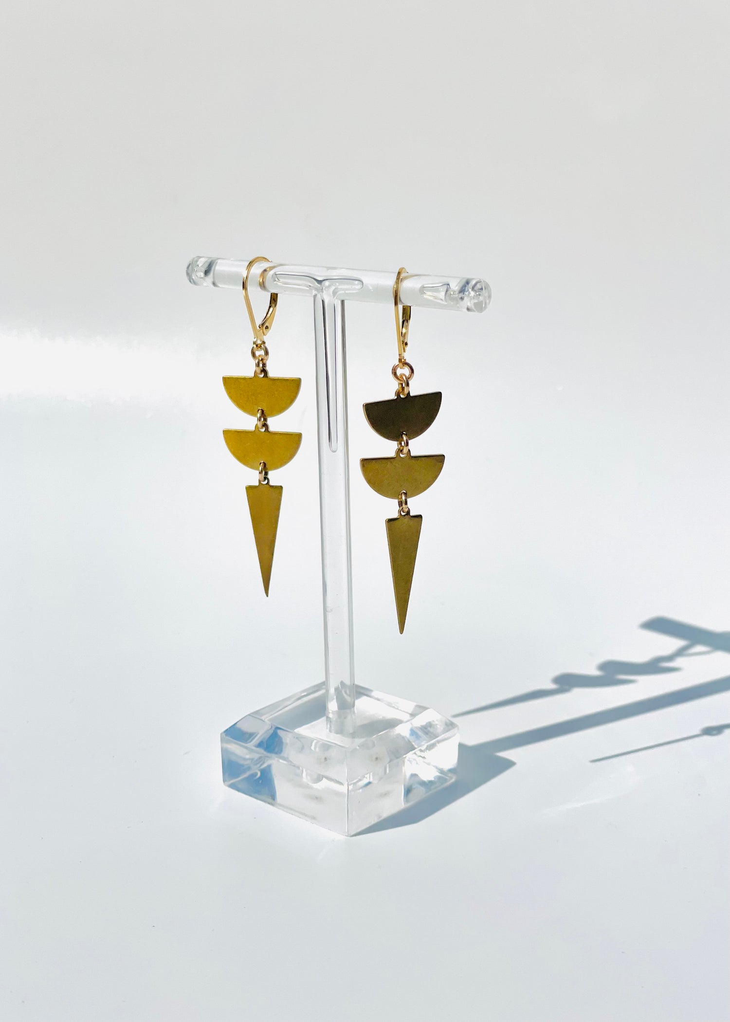 Egyptian Nicole Half Moon Earrings